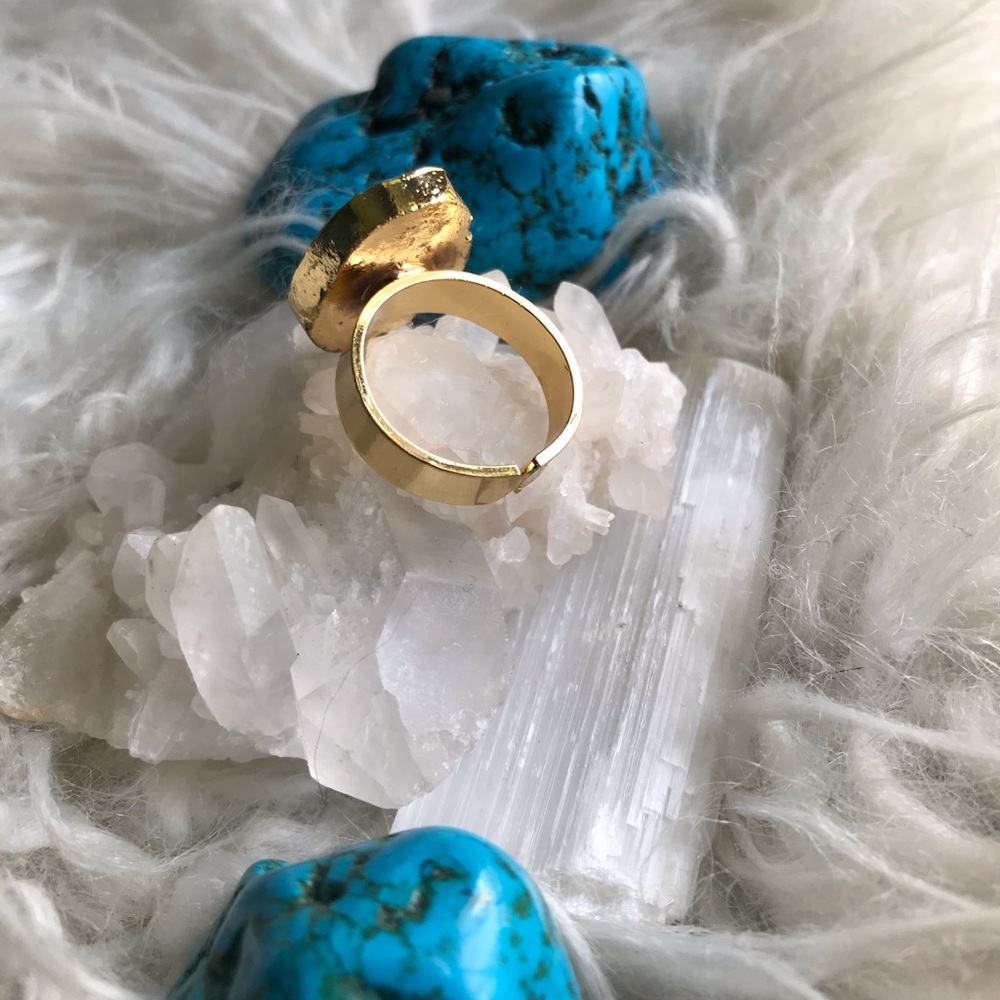 Genuine Turquoise Ring - Picture 3 of 8